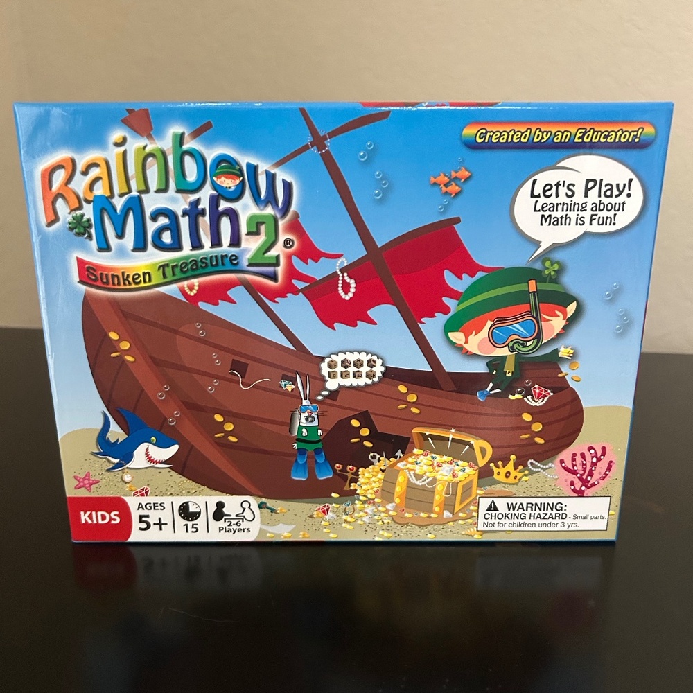 Rainbow Math 2 Sunken Treasure. NWOT